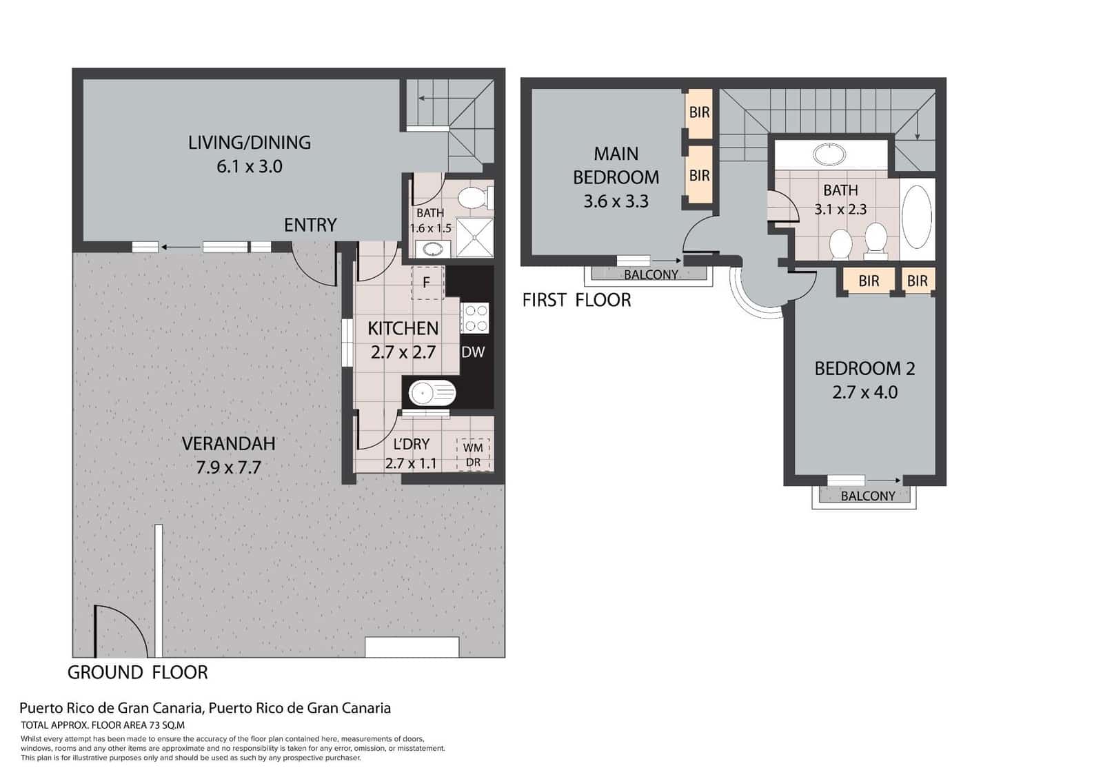 2 soverom Leilighet til salgs i Puerto Rico med svømmebasseng - € 339 000 (Ref: 9571070)