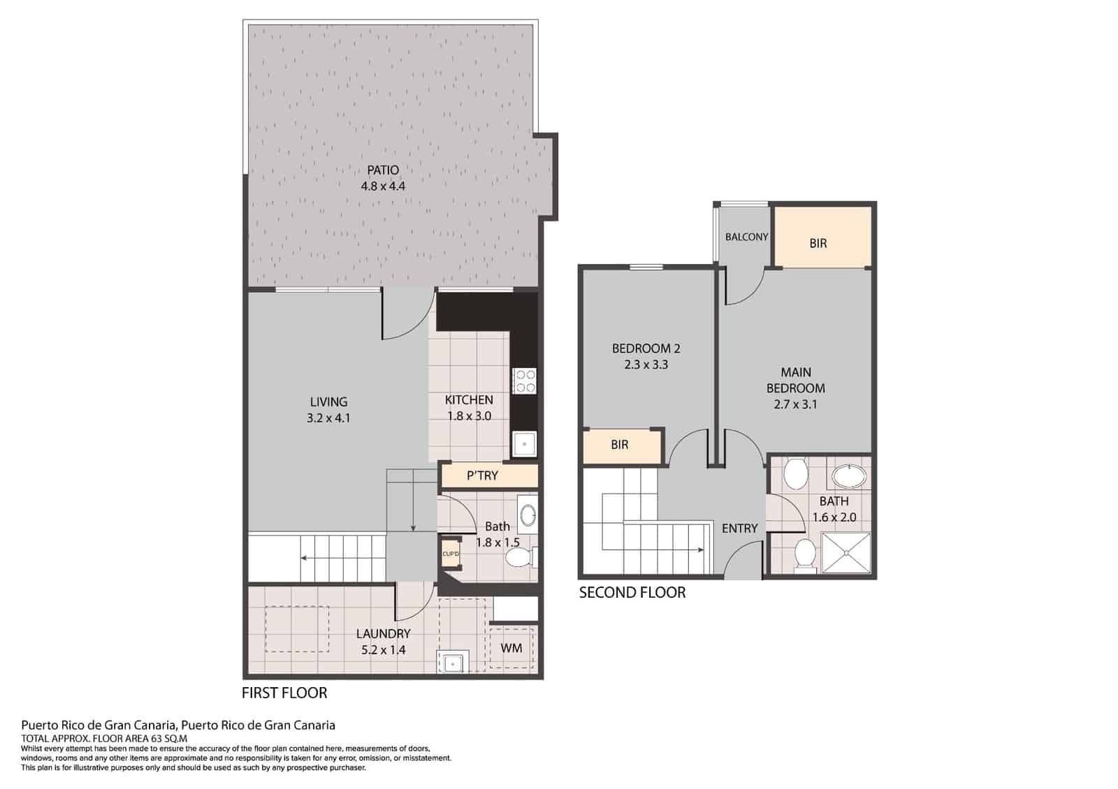 2 soverom Leilighet til salgs i Puerto Rico med svømmebasseng - € 285 000 (Ref: 9637491)