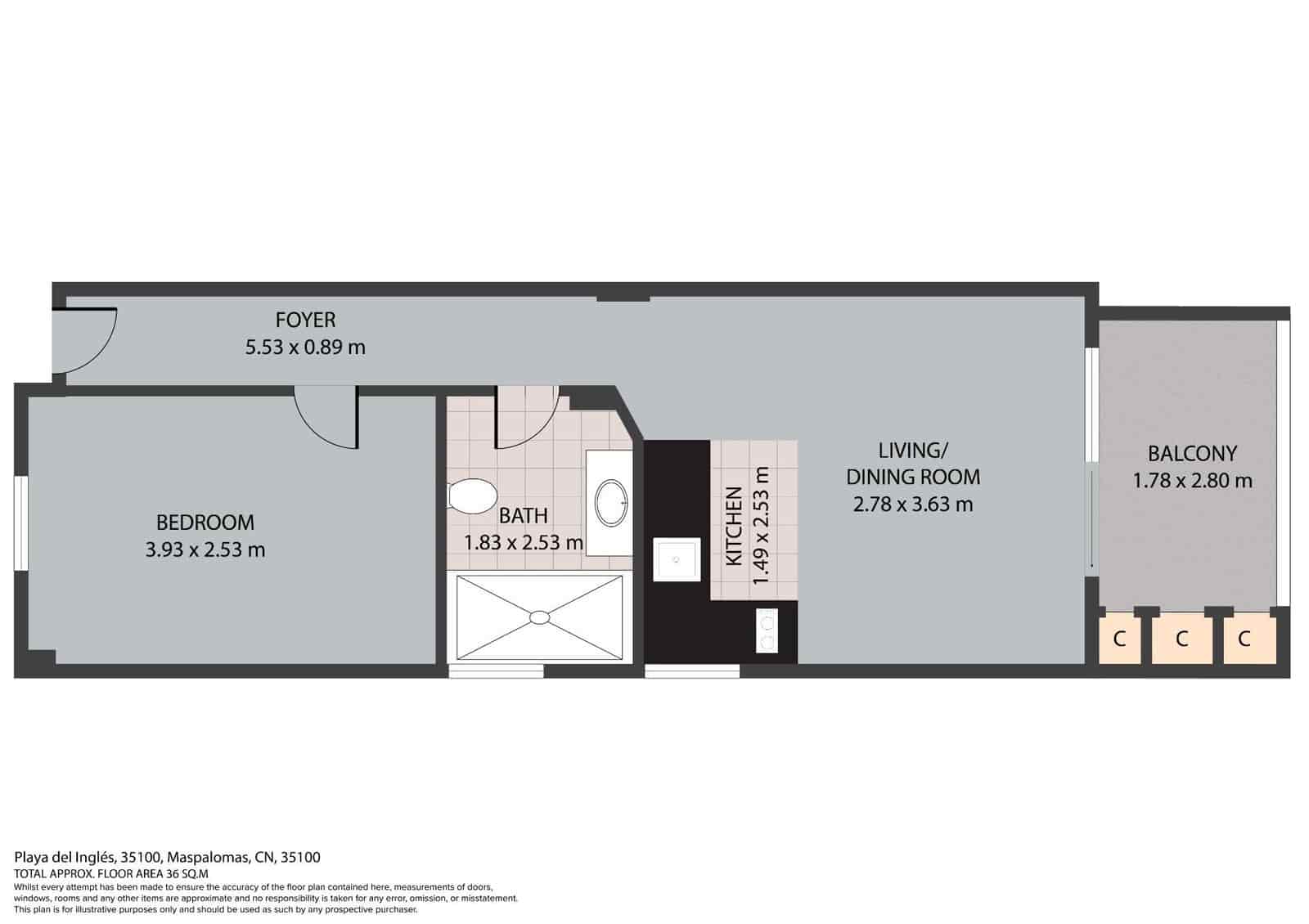 1 bedroom Apartment for sale in San Bartolome de Tirajana with pool - € 245,000 (Ref: 9788343)