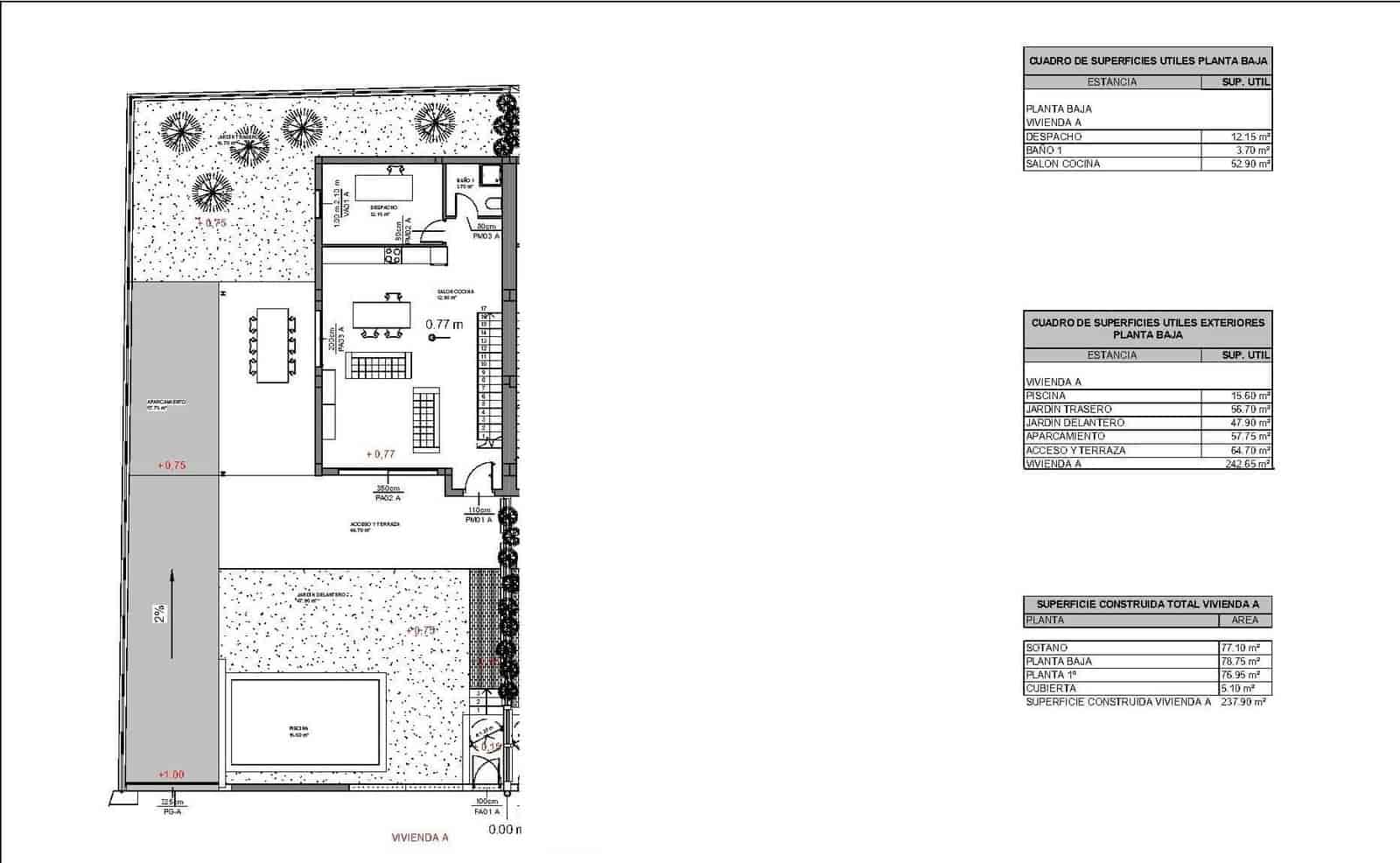 4 sovrum Villa till salu i Patalavaca - 875 000 € (Ref: 9799163)