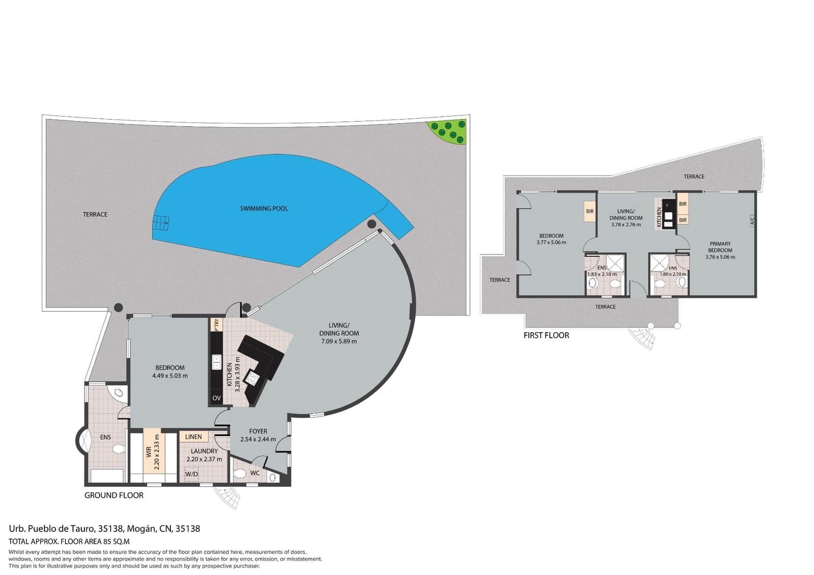 Chalet de 3 habitaciones en Tauro en venta con piscina garaje - 1.190.000 € (Ref: 9892267)