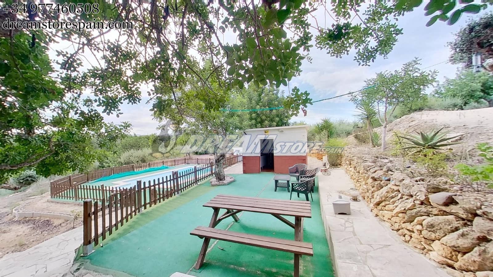 2 soveværelse Finca/Landehus til salg i L'Ampolla med swimmingpool garage - € 240.000 (Ref: 7988933)