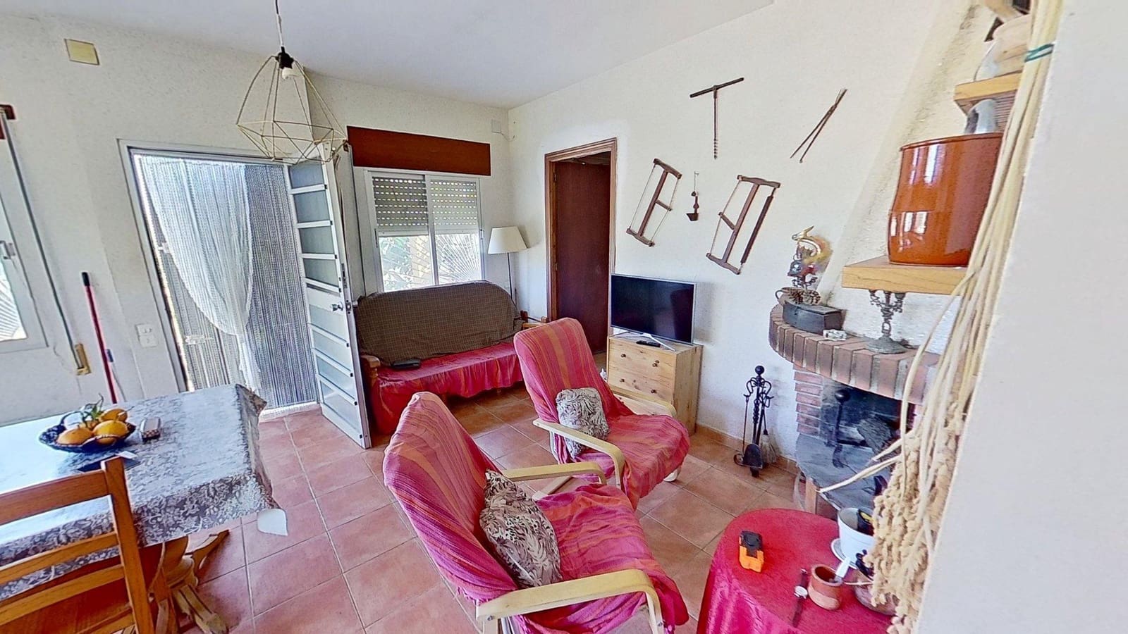 2 chambre Finca/Maison de Campagne à vendre à L'Aldea avec garage - 145 000 € (Ref: 9789917)
