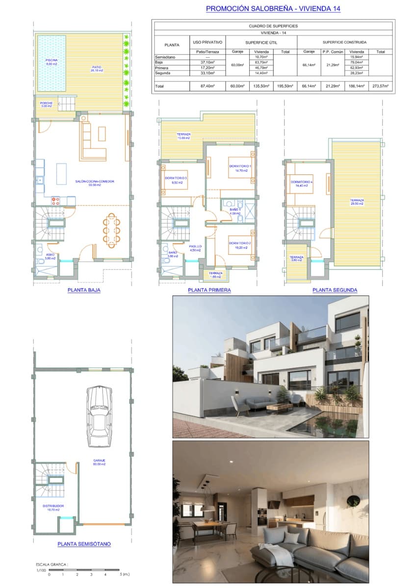 4 Zimmer Reihenhaus zu verkaufen in Salobrena mit Pool Garage - 727.000 € (Ref: 10085558)