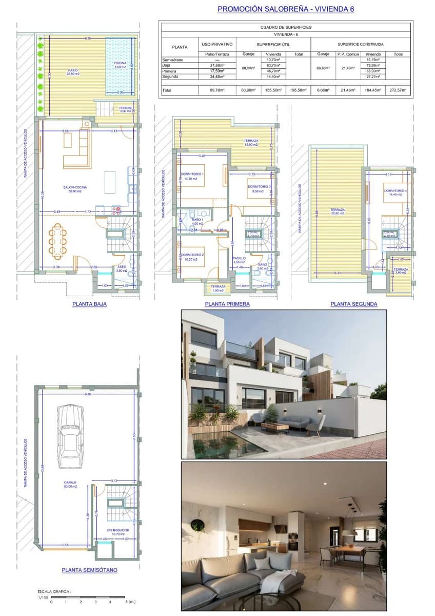 4 Zimmer Reihenhaus zu verkaufen in Salobrena mit Pool Garage - 724.000 € (Ref: 10085565)