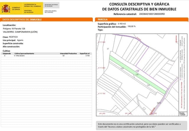 Finca/Landehus til salg i Camponaraya - € 48.000 (Ref: 8129948)