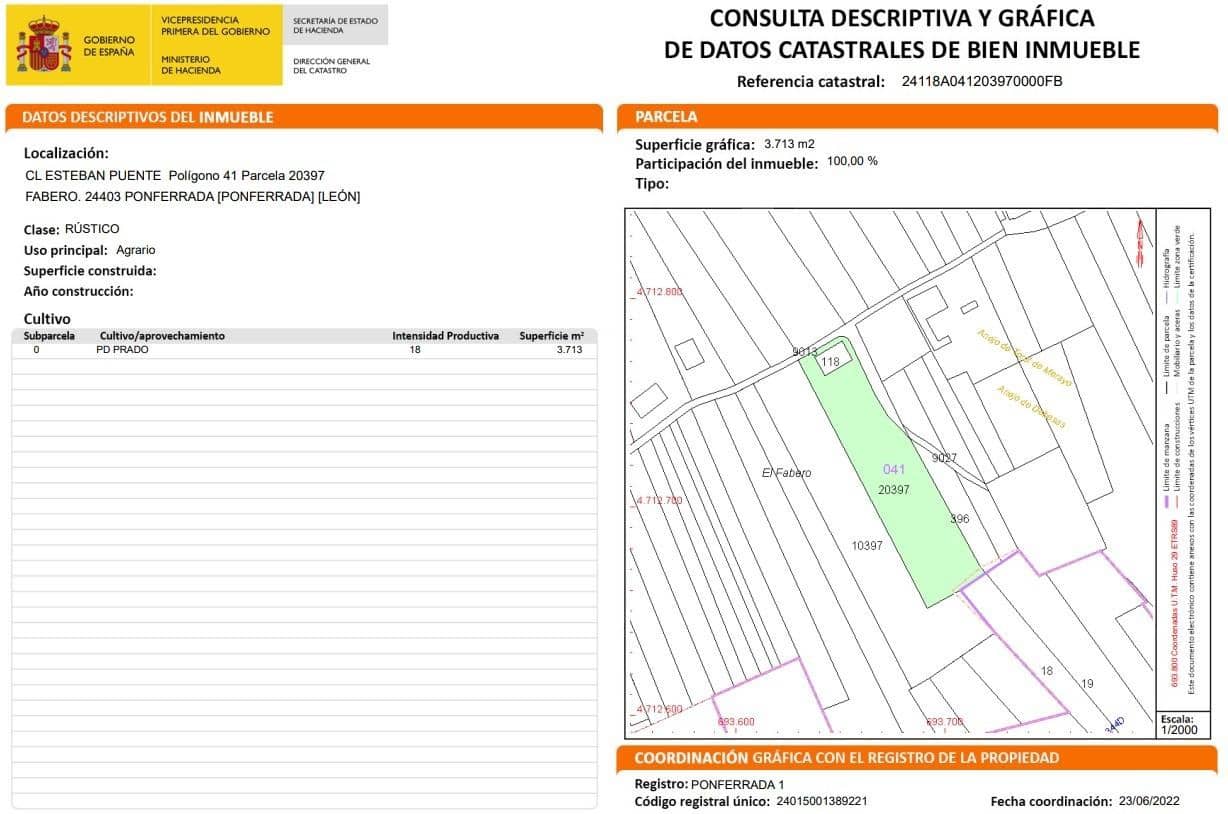 Finca/Landehus til salg i Ponferrada - € 85.000 (Ref: 8130957)