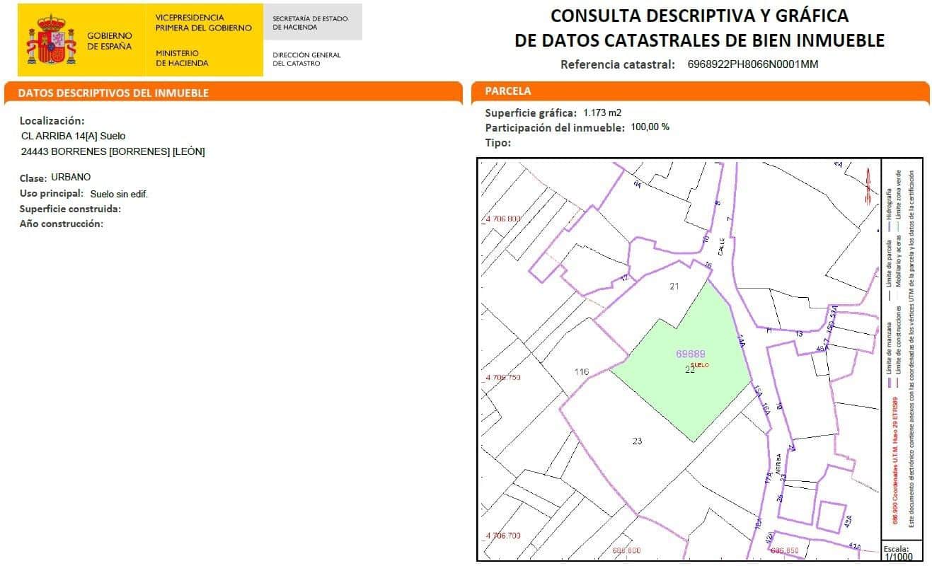 Byggegrund til salg i Borrenes - € 25.000 (Ref: 8485501)