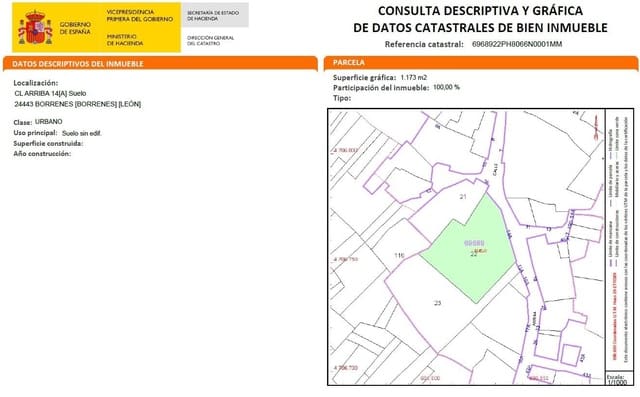 Area Edificabile in vendita in Borrenes - 25.000 € (Rif: 8485501)