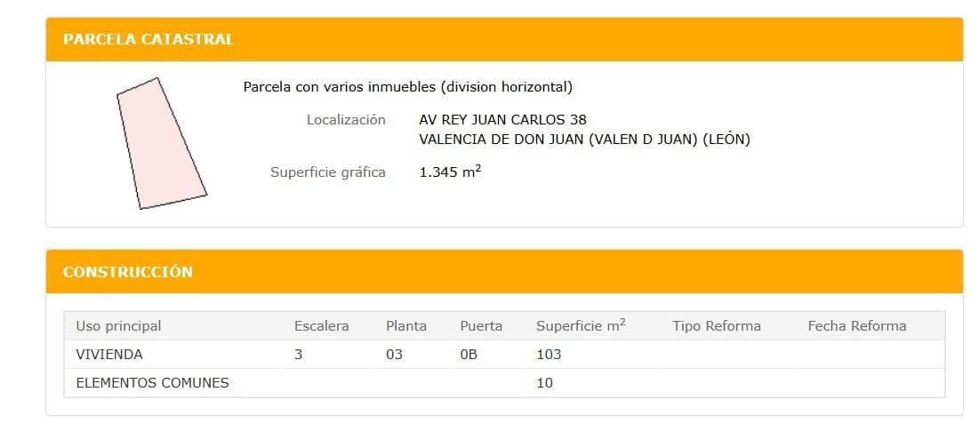 3 soveværelse Lejlighed til salg i Valencia de Don Juan - € 44.000 (Ref: 8716548)