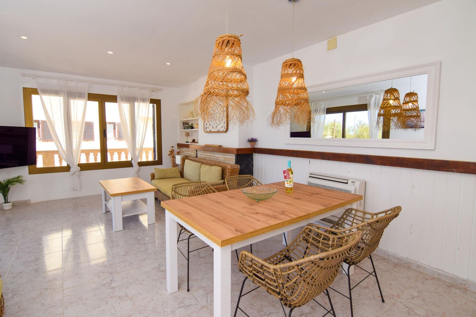 3 soveværelse Villa til leje i Colonia de Sant Pere / Colonia de San Pedro med garage - € 2.400 (Ref: 8370558)