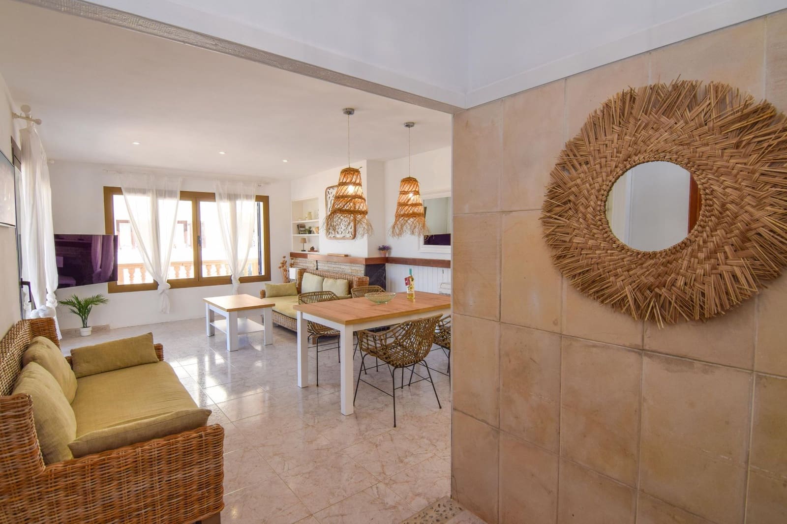 3 soveværelse Villa til leje i Colonia de Sant Pere / Colonia de San Pedro med garage - € 2.400 (Ref: 8370558)