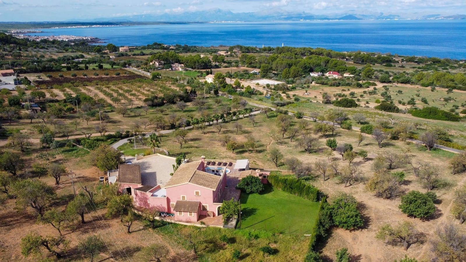 5 soverom Finca/Herregård til leie i Colonia de Sant Pere / Colonia de San Pedro med svømmebasseng garasje - € 4 500 (Ref: 8604574)