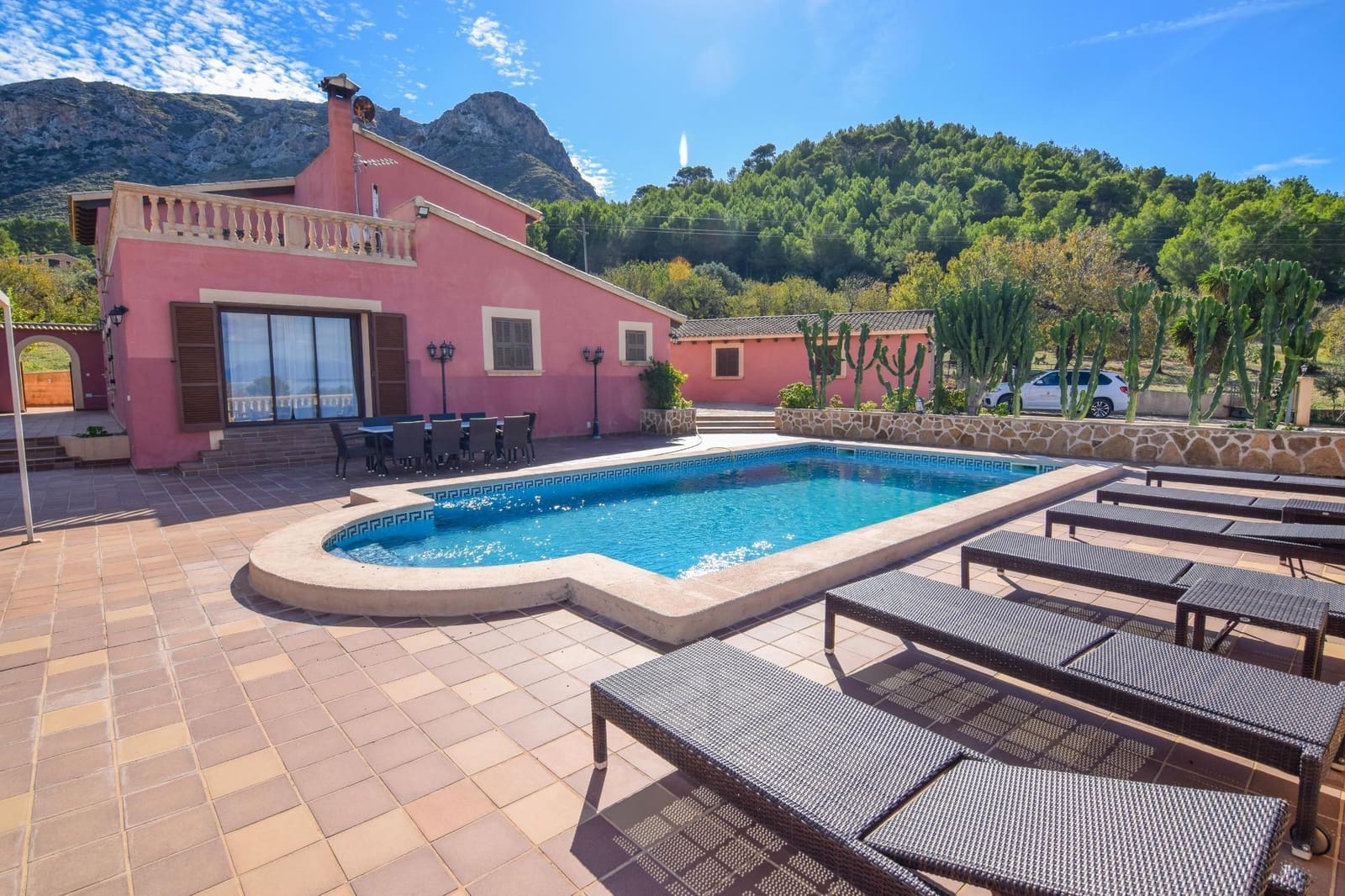 5 soverom Finca/Herregård til leie i Colonia de Sant Pere / Colonia de San Pedro med svømmebasseng garasje - € 4 500 (Ref: 8604574)