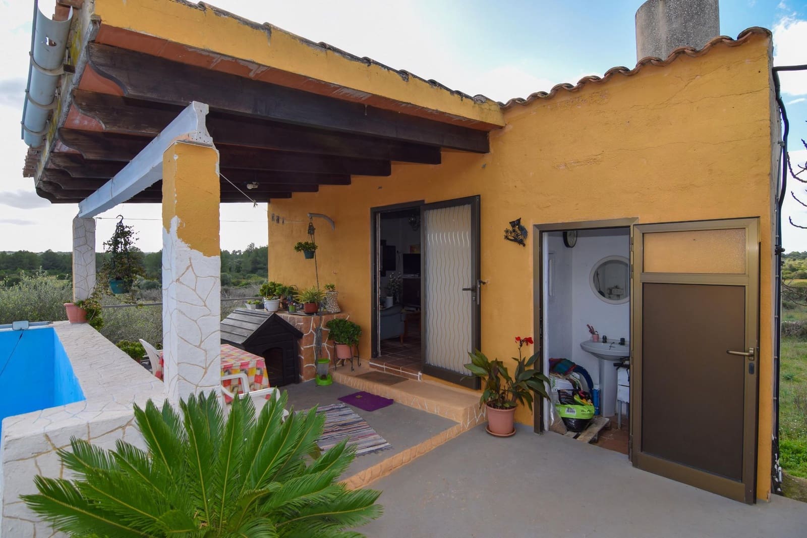 2 chambre Finca/Maison de Campagne à vendre à Santa Margalida avec piscine garage - 360 000 € (Ref: 8763393)