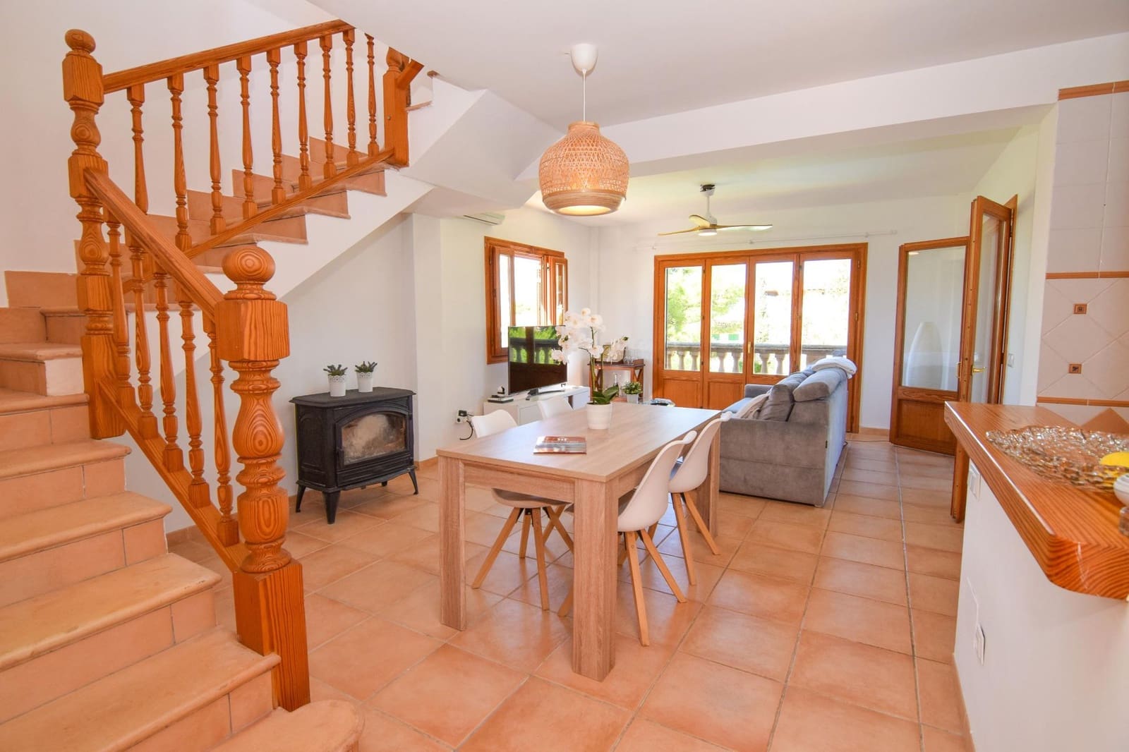 3 soverom Villa til leie i Colonia de Sant Pere / Colonia de San Pedro med svømmebasseng garasje - € 2 750 (Ref: 9308208)