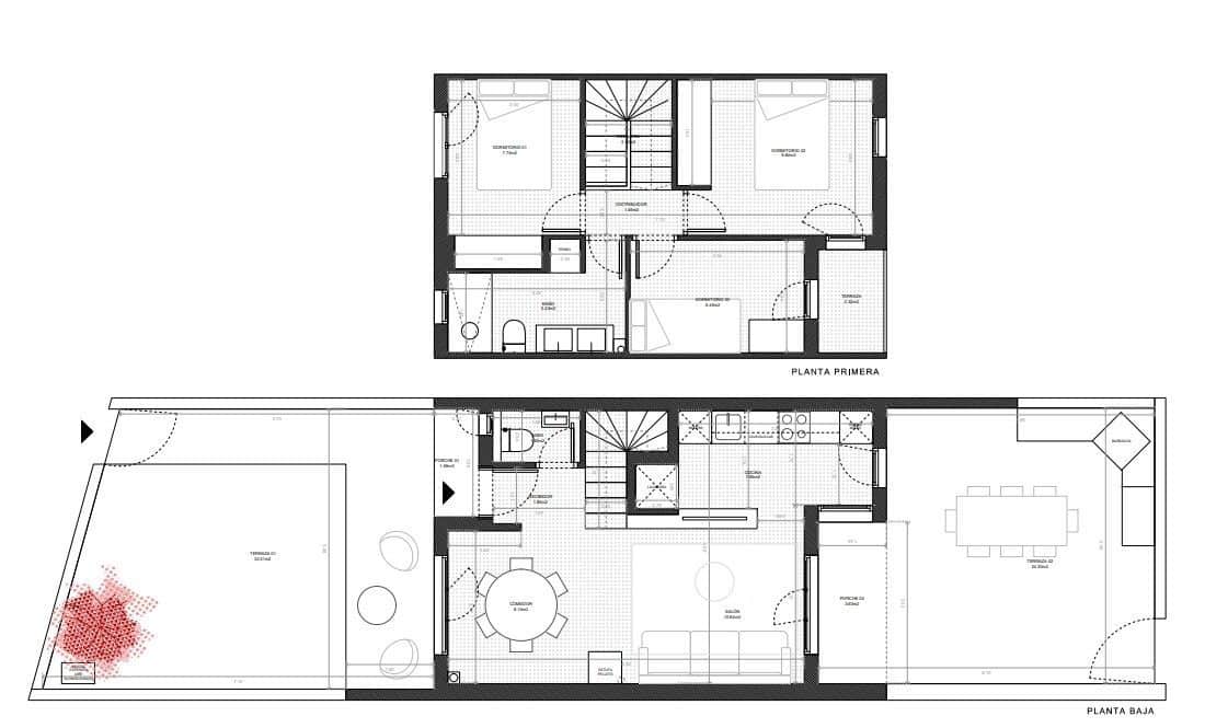 3 quarto Moradia Geminada para venda em Colonia de Sant Pere / Colonia de San Pedro com piscina garagem - 649 000 € (Ref: 9711048)