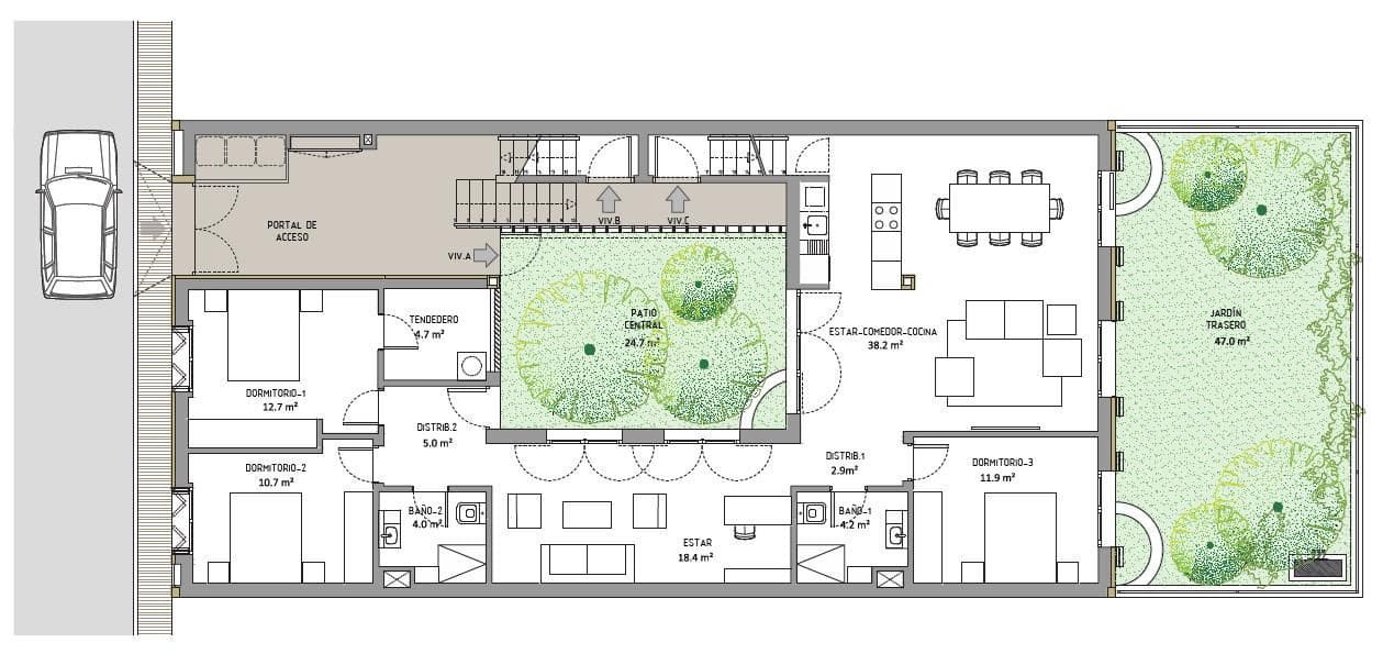 3 slaapkamer Appartement te koop in Colonia de Sant Pere / Colonia de San Pedro met zwembad - € 1.025.000 (Ref: 9906753)