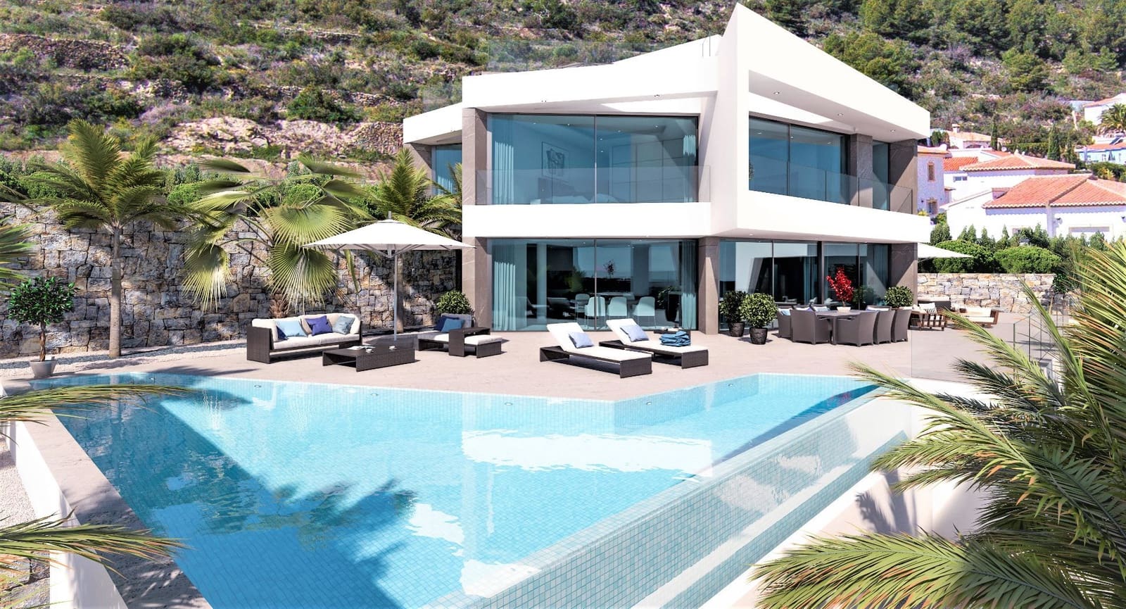 4 sovrum Villa till salu i Calpe / Calp med pool garage - 1 850 000 € (Ref: 6026434)