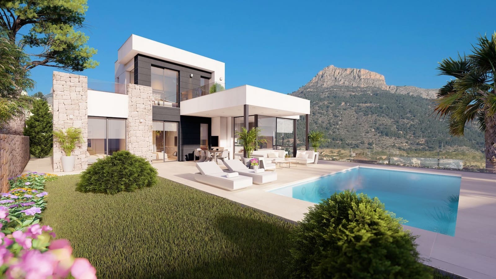 Chalet de 4 habitaciones en Calpe / Calp en venta con piscina garaje - 1.145.000 € (Ref: 6804917)