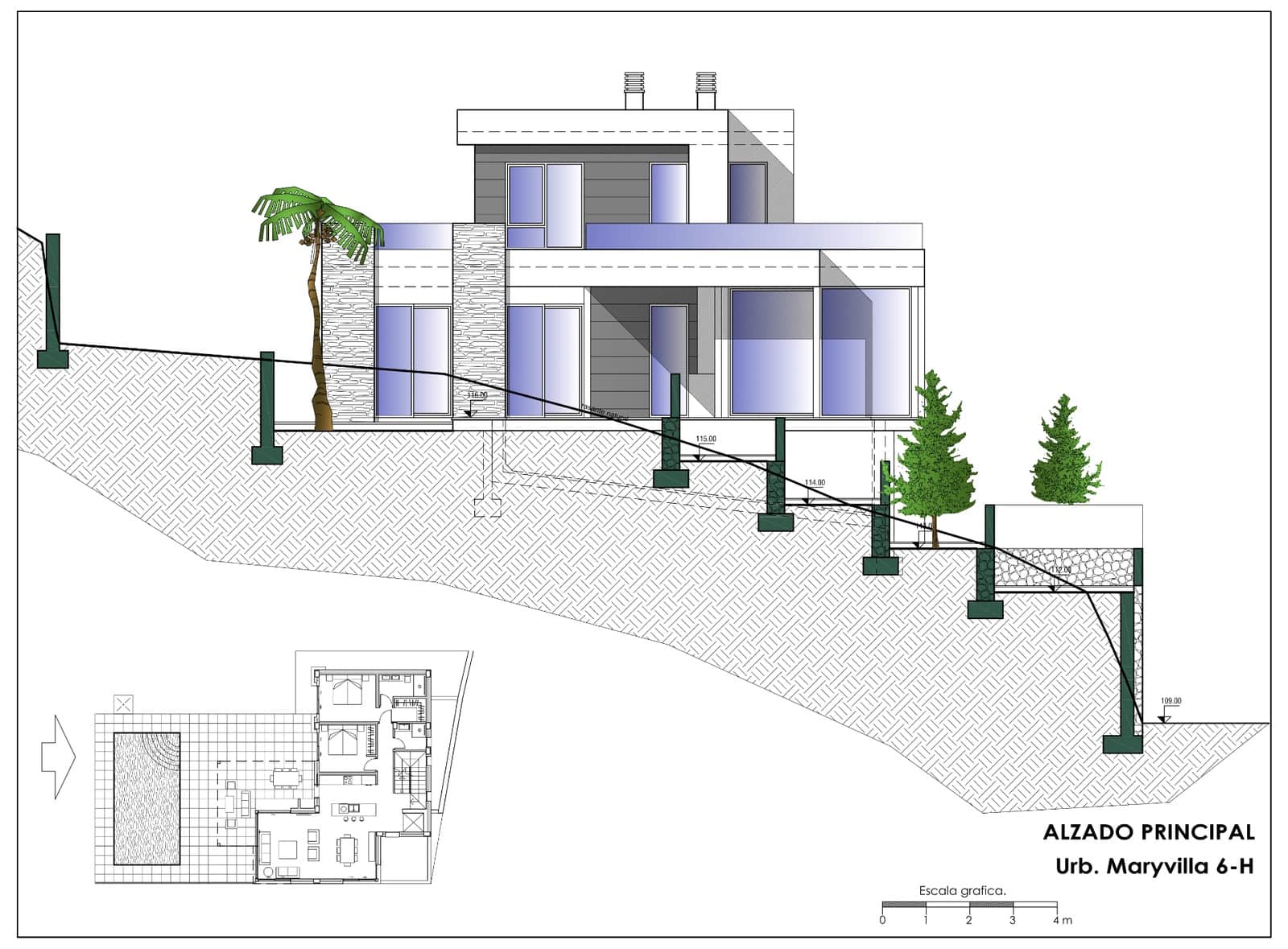 Chalet de 4 habitaciones en Calpe / Calp en venta con piscina garaje - 1.145.000 € (Ref: 6804917)