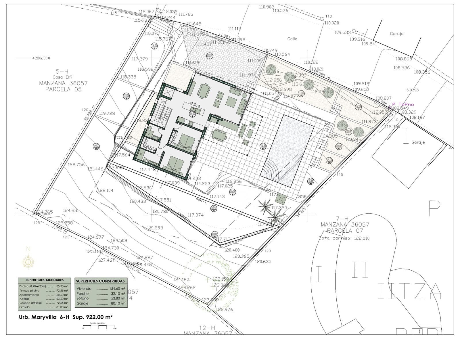 Chalet de 4 habitaciones en Calpe / Calp en venta con piscina garaje - 1.145.000 € (Ref: 6804917)