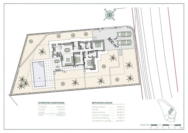 Chalet de 3 habitaciones en Benissa en venta con piscina garaje - 890.000 € (Ref: 6807834)