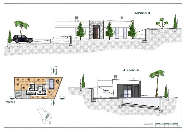 Chalet de 3 habitaciones en Benissa en venta con piscina garaje - 890.000 € (Ref: 6807834)