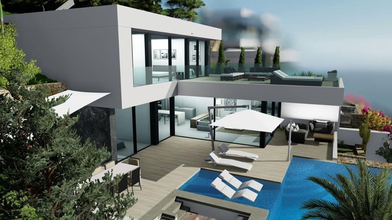 4 bedroom Villa for sale in Calpe / Calp with pool garage - € 1,550,000 (Ref: 6843052)