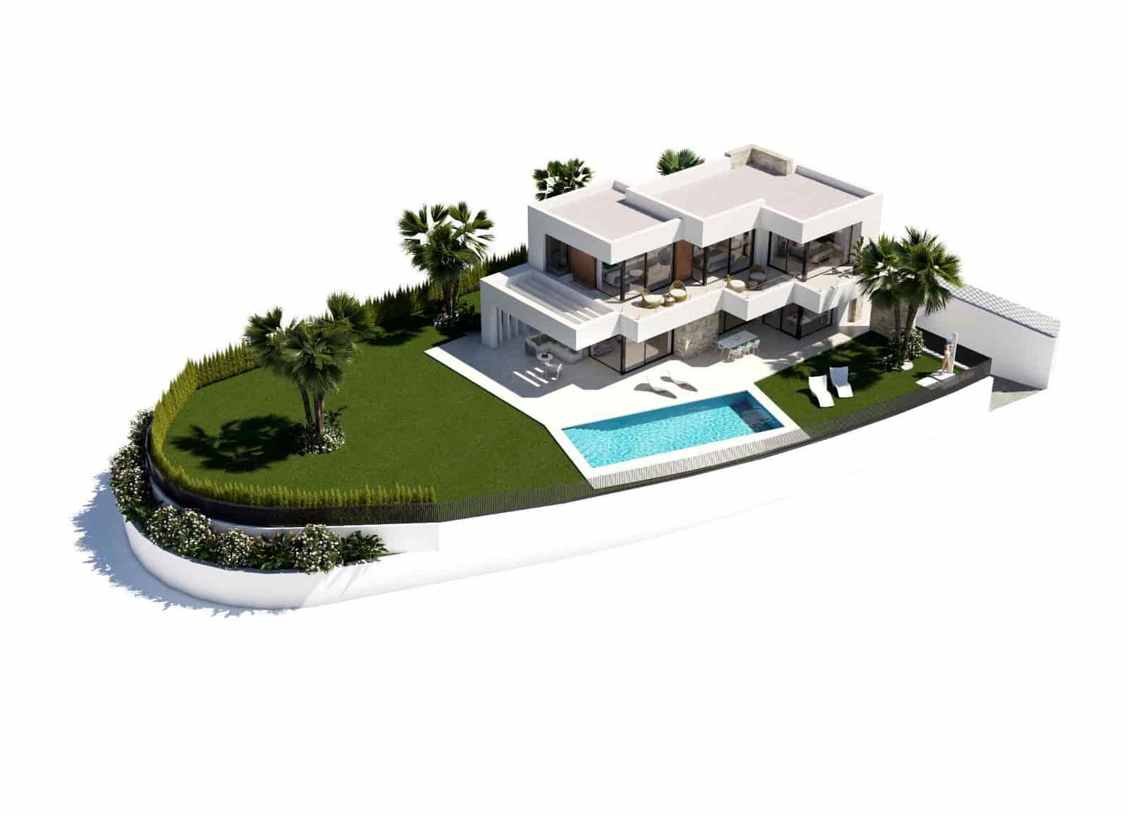 4 bedroom Villa for sale in Finestrat with pool garage - € 1,395,000 (Ref: 6857336)