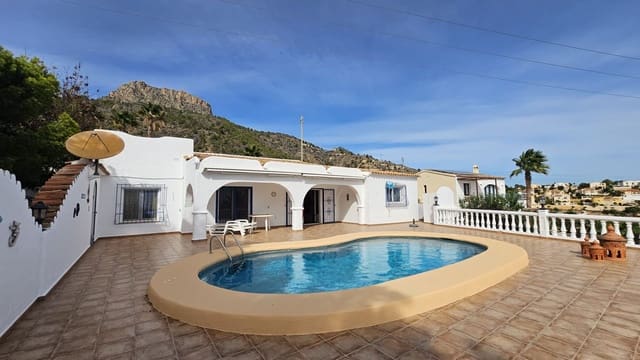 3 chambre Villa/Maison à vendre à Canuta, Calpe / Calp avec piscine garage - 515 000 € (Ref: 9353120)
