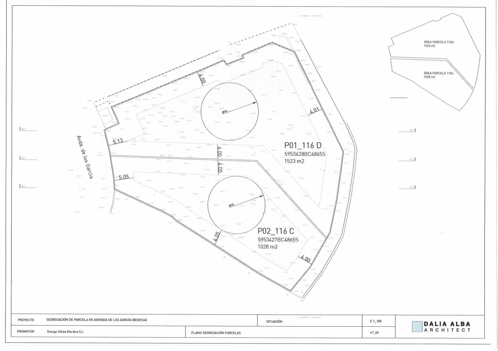 Byggetomt til salgs i Benissa - € 375 000 (Ref: 4561152)