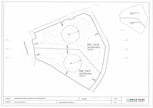Byggetomt til salgs i Benissa - € 375 000 (Ref: 4561152)