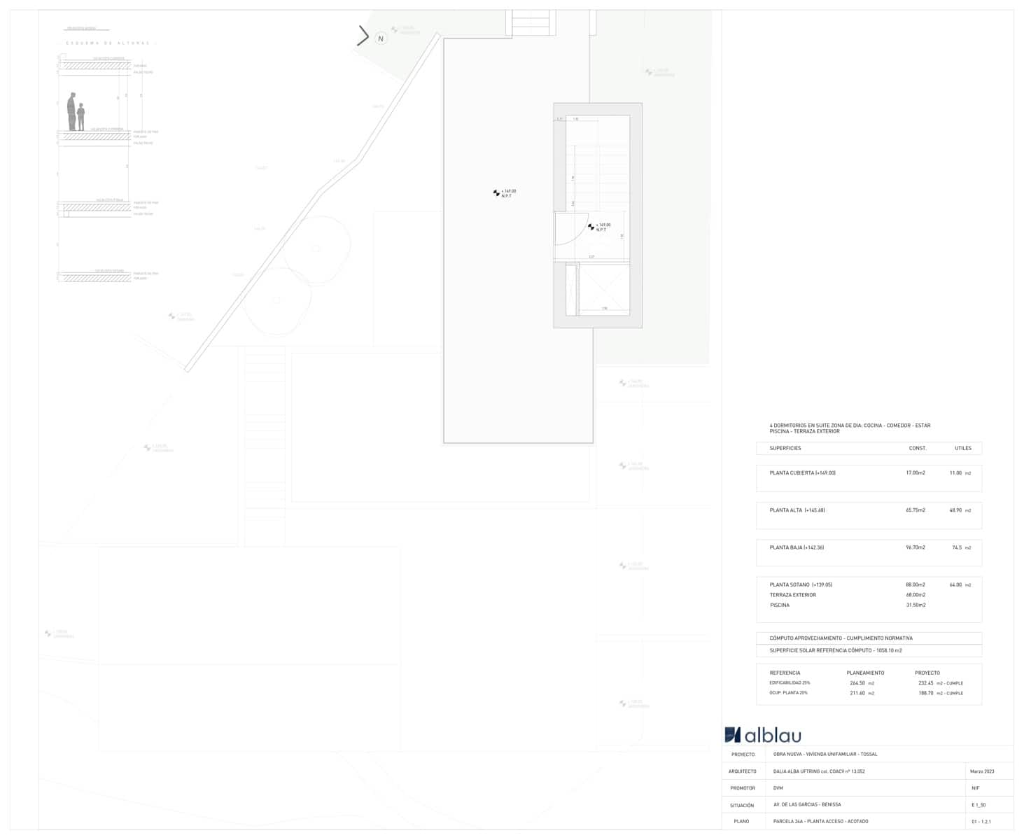 4 soverom Villa til salgs i Benissa med svømmebasseng garasje - € 2 200 000 (Ref: 8159260)