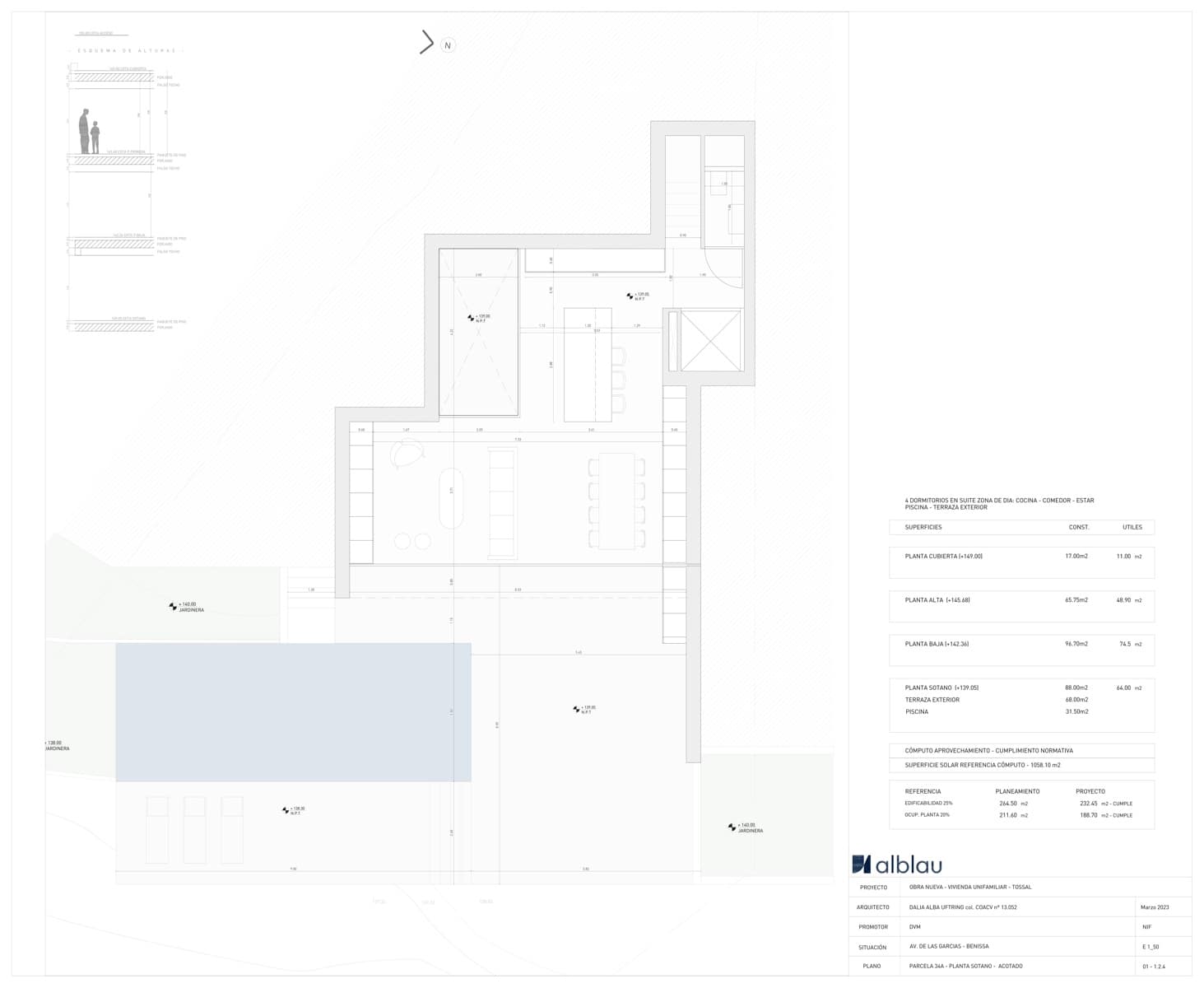 4 soverom Villa til salgs i Benissa med svømmebasseng garasje - € 2 200 000 (Ref: 8159260)