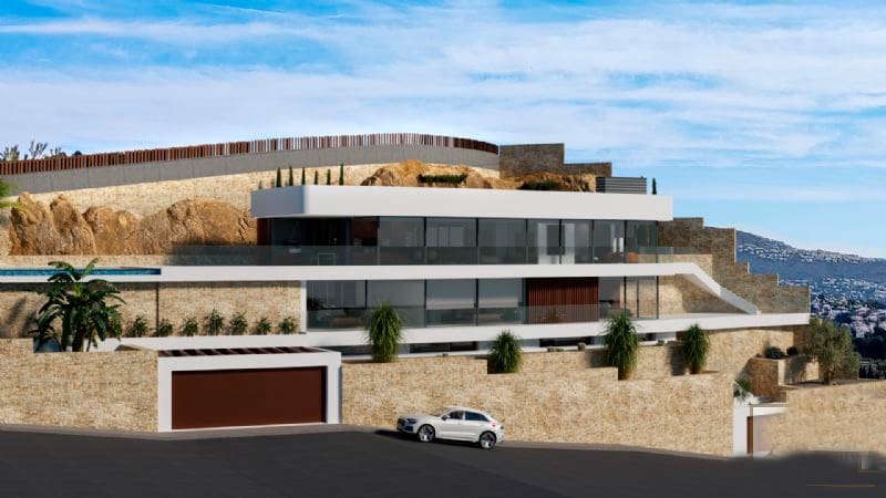 4 soverom Villa til salgs i Benissa med svømmebasseng garasje - € 3 900 000 (Ref: 9861078)
