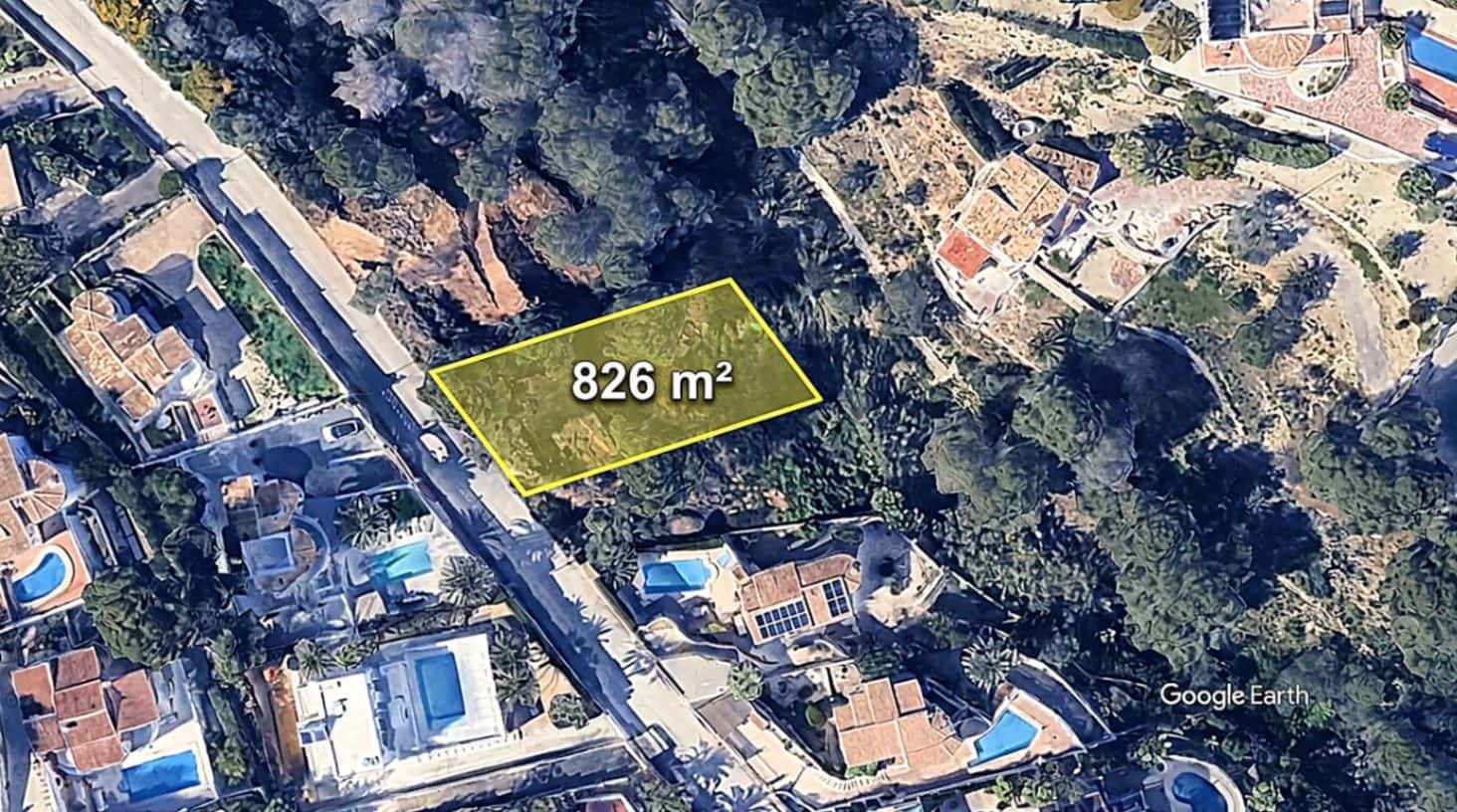 Byggetomt til salgs i Benissa - € 275 000 (Ref: 9972344)