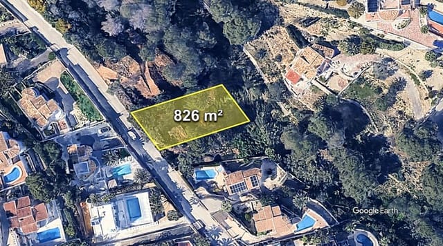 Byggetomt til salgs i Benissa - € 275 000 (Ref: 9972344)