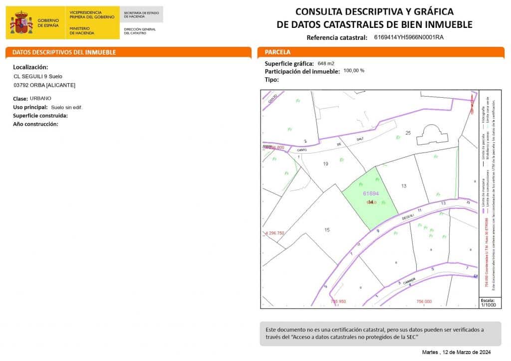 Grond te koop in Orba - € 95.000 (Ref: 8885978)