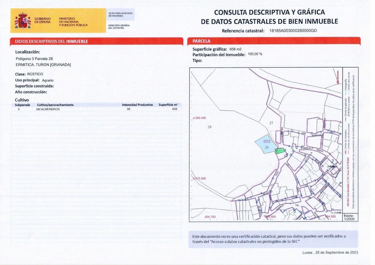 Terreno Non Edificato in vendita in Turon - 11.500 € (Rif: 8404512)