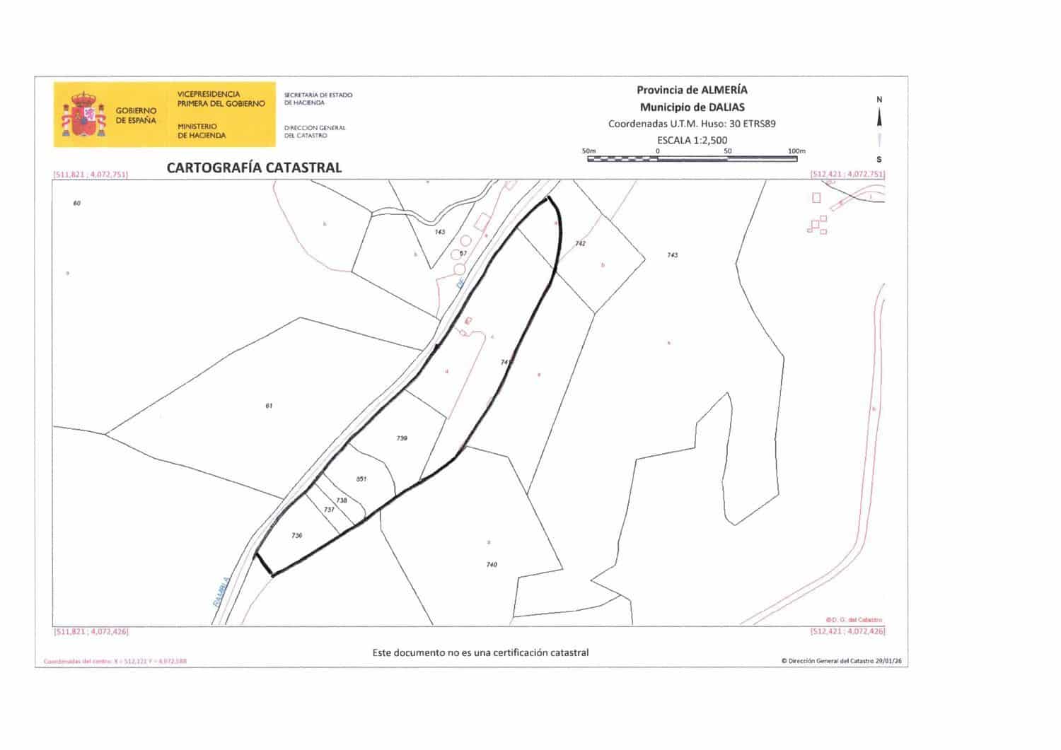 Ubebygd land til salgs i Dalias - € 200 000 (Ref: 9550553)