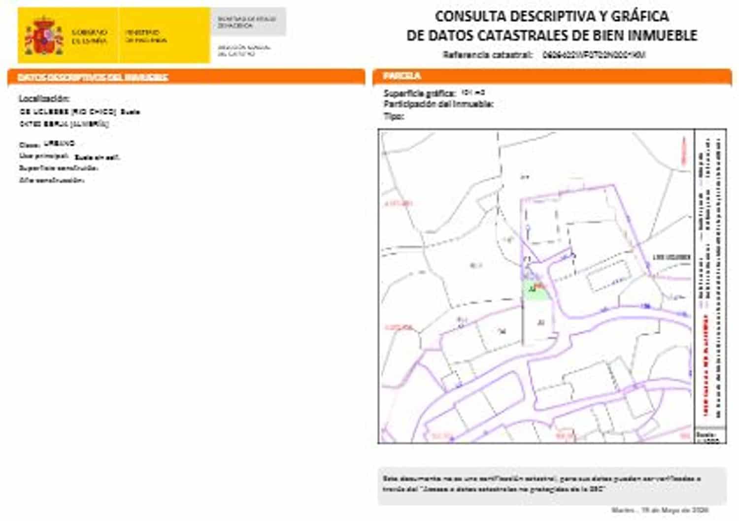 Landgrundstück zu verkaufen in Almeria Stadt - 36.000 € (Ref: 9848951)