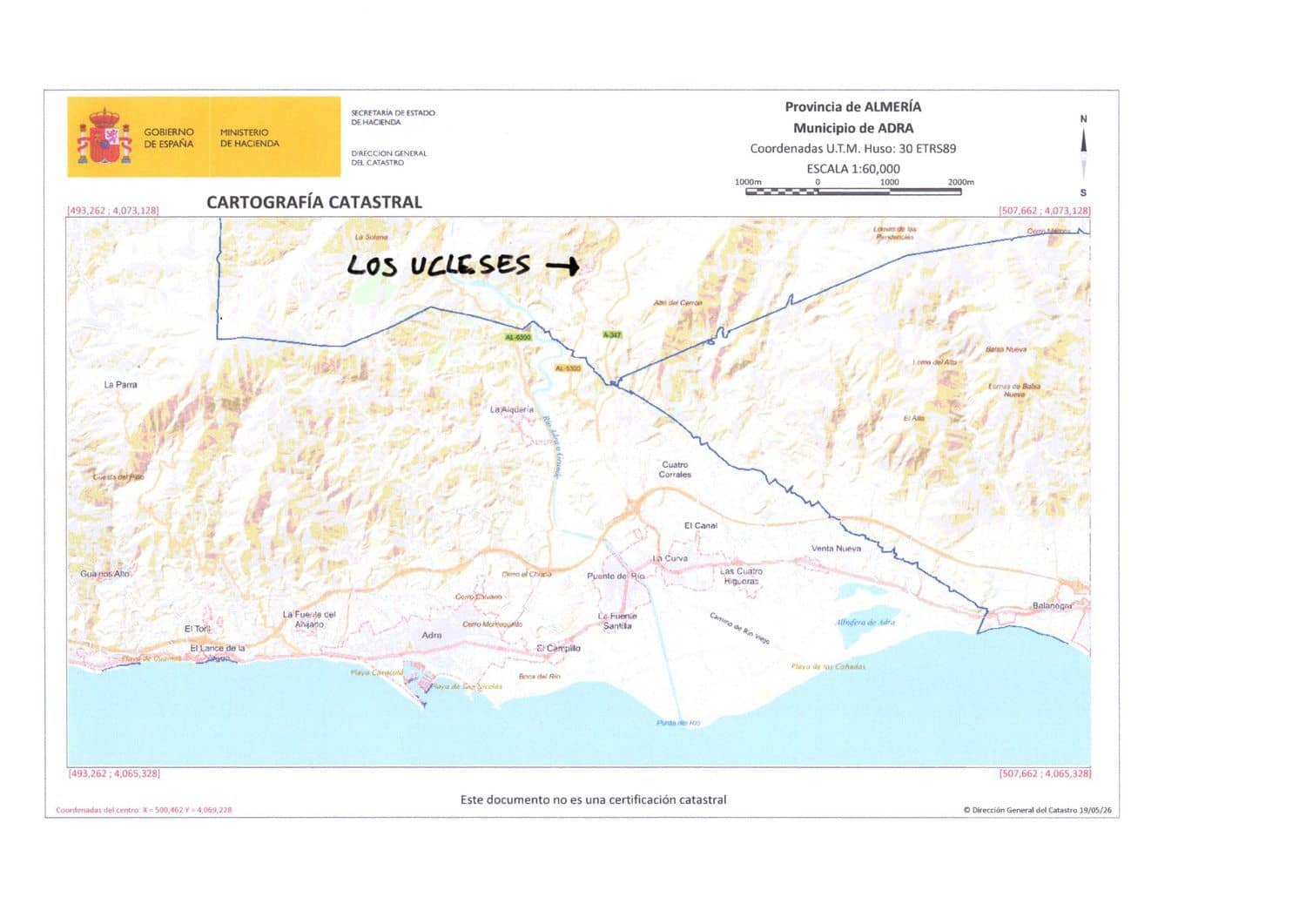 Landgrundstück zu verkaufen in Almeria Stadt - 36.000 € (Ref: 9848951)