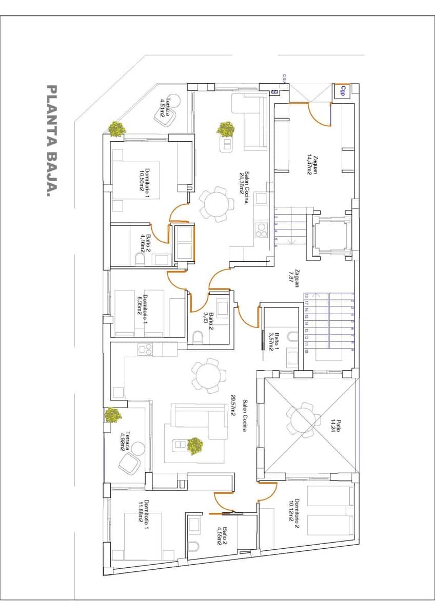 Apartamento de 2 habitaciones en Guardamar del Segura en venta - 274.500 € (Ref: 10086195)