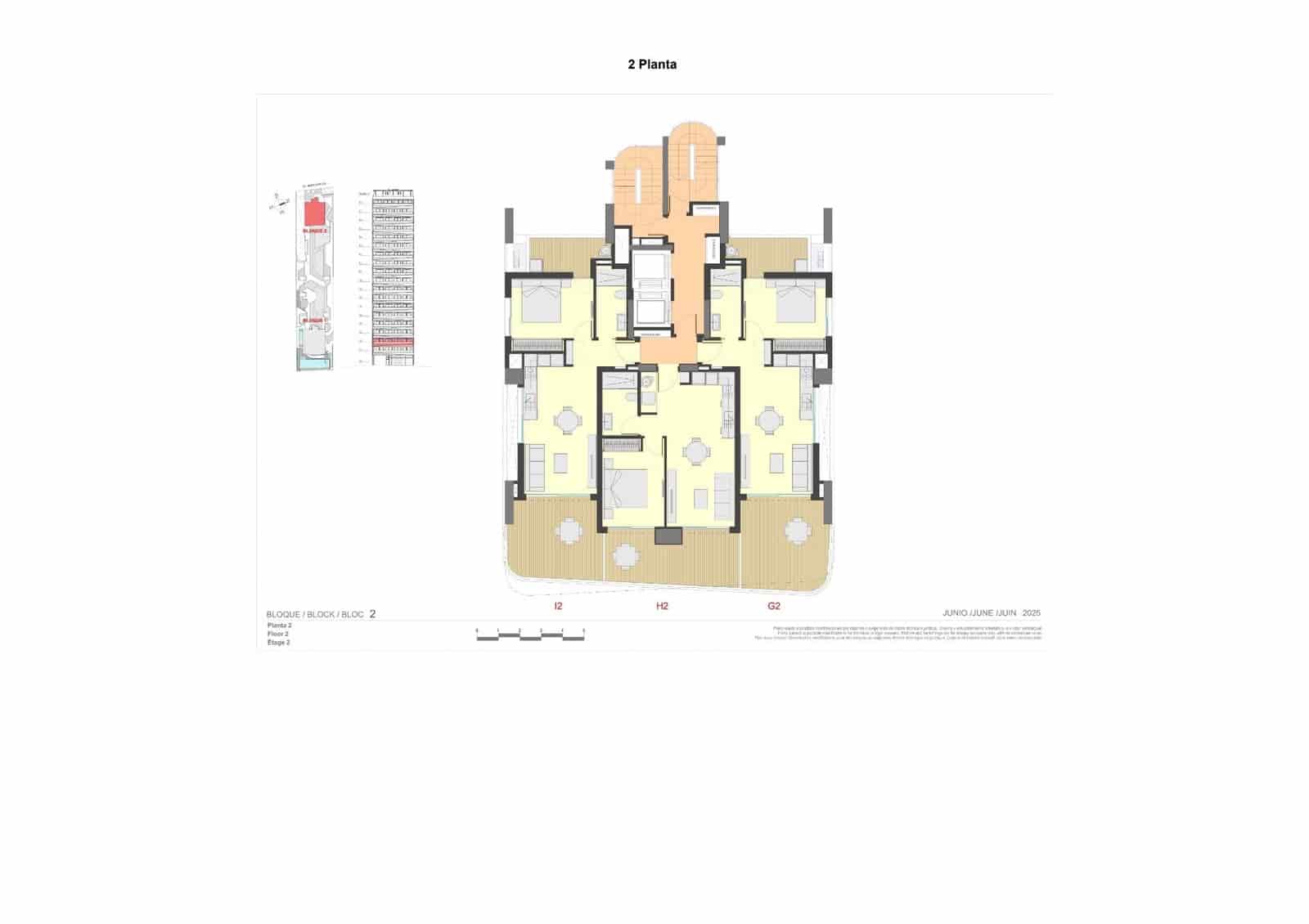 2 sypialnia Apartament na sprzedaż w Calpe / Calp z basenem garażem - 637 000 € (Ref: 10129529)