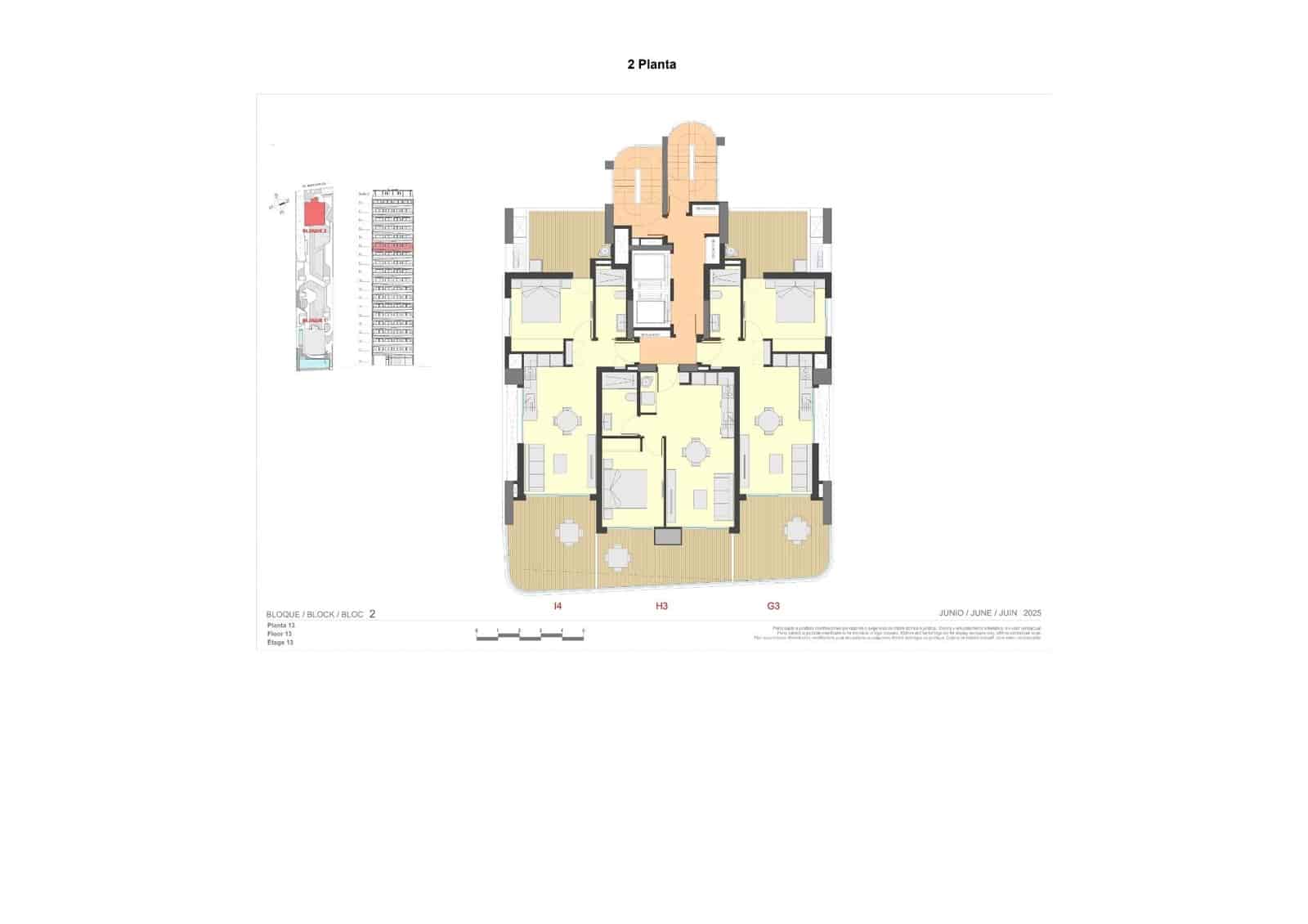 2 sypialnia Apartament na sprzedaż w Calpe / Calp z basenem garażem - 637 000 € (Ref: 10129529)