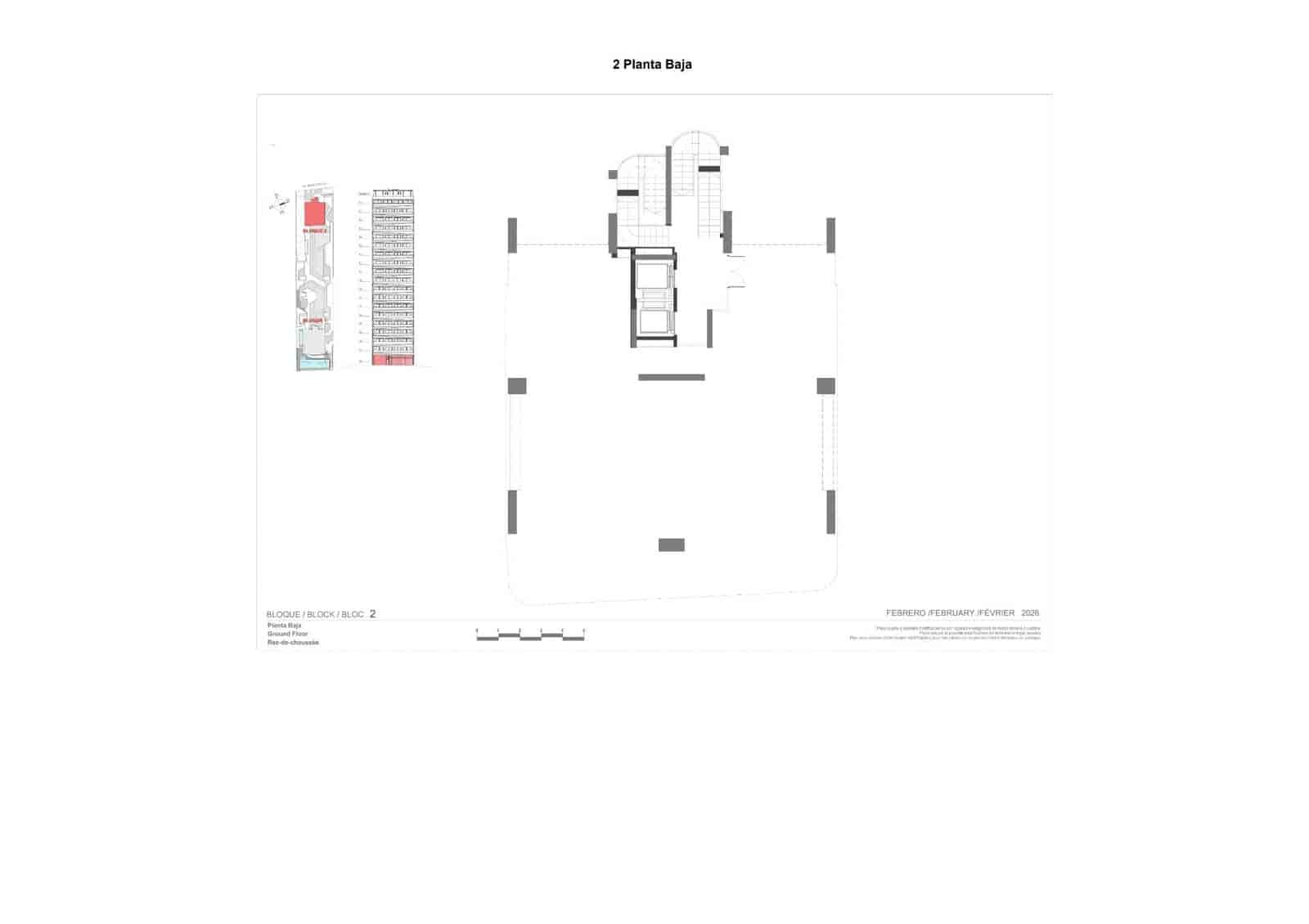 2 sypialnia Apartament na sprzedaż w Calpe / Calp z basenem garażem - 637 000 € (Ref: 10129529)
