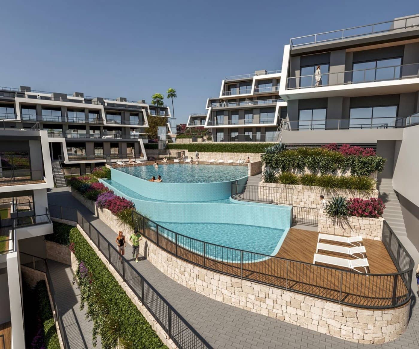 3 soveværelse Lejlighed til salg i Gran Alacant med swimmingpool - € 405.000 (Ref: 6164932)