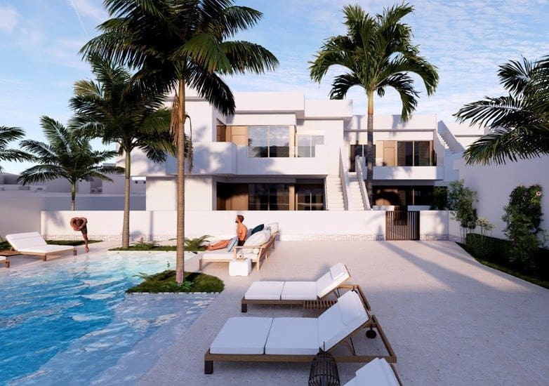 2 sypialnia Apartament na sprzedaż w Pilar de la Horadada z basenem - 249 900 € (Ref: 7135819)