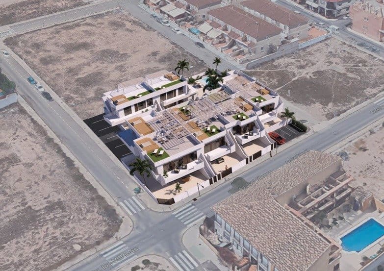 2 sypialnia Apartament na sprzedaż w Pilar de la Horadada z basenem - 249 900 € (Ref: 7135819)